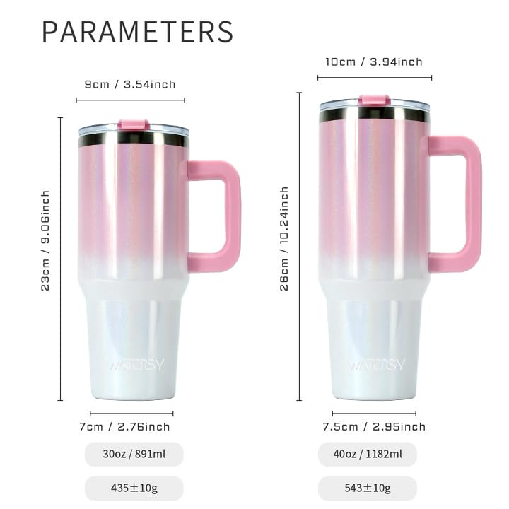30 oz Tumbler with handle