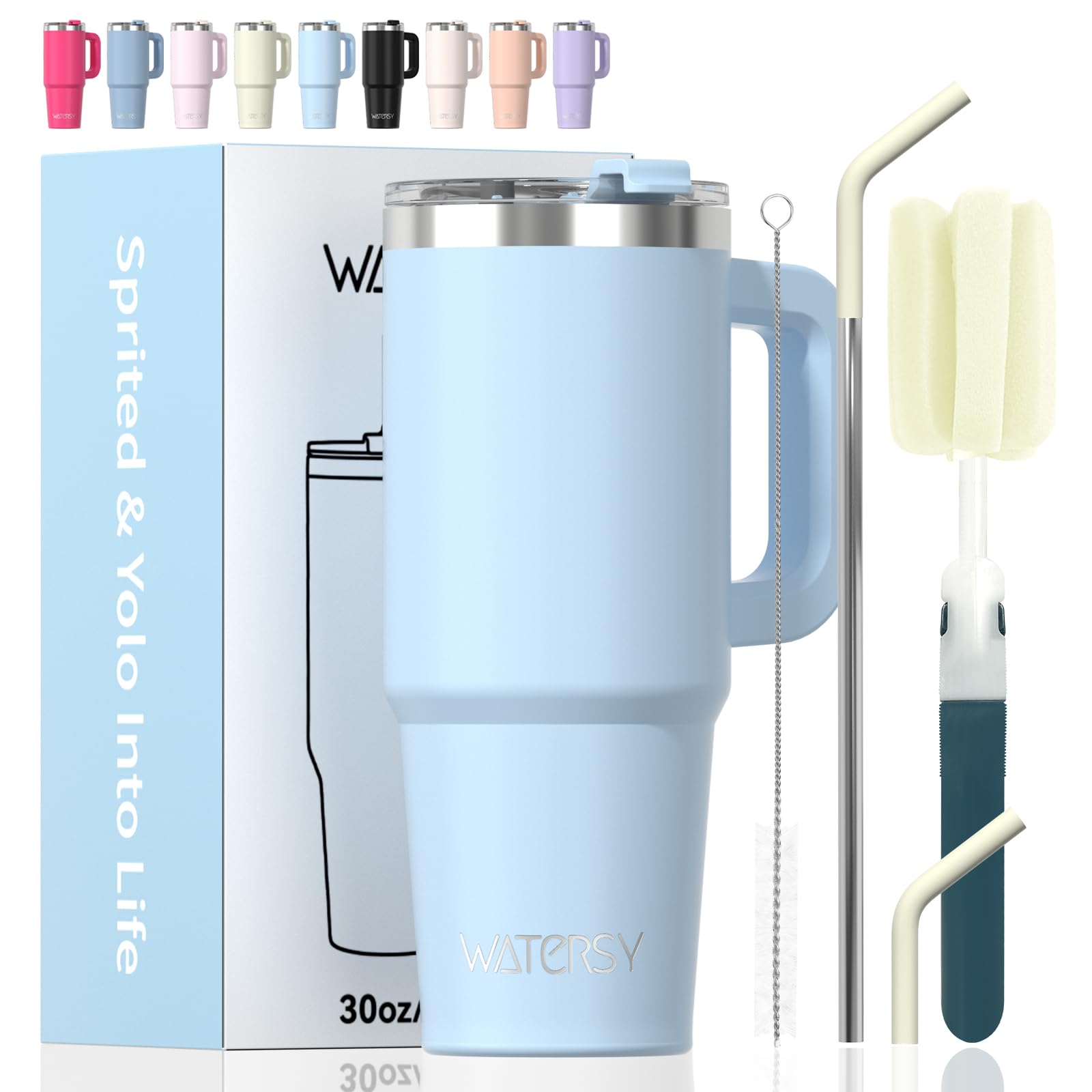 30 oz Tumbler with handle