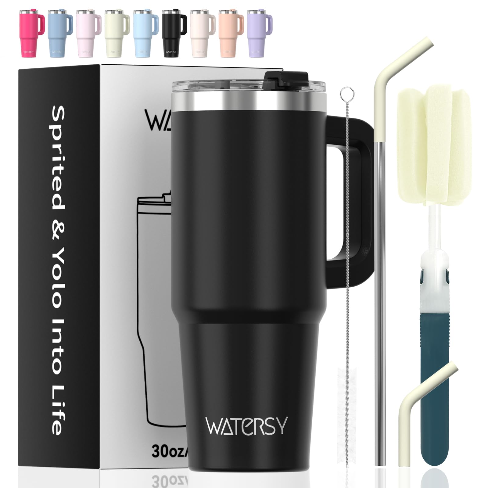 30 oz Tumbler with handle