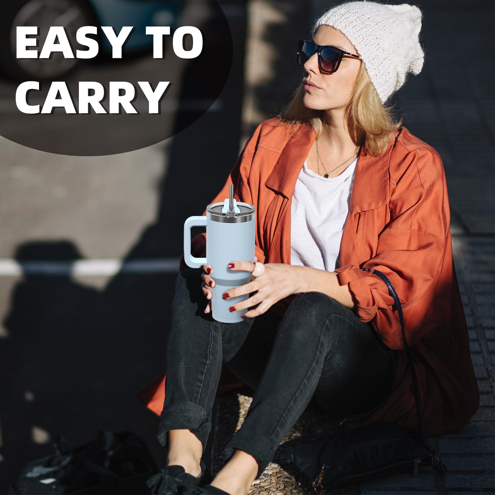 30 oz Tumbler with handle