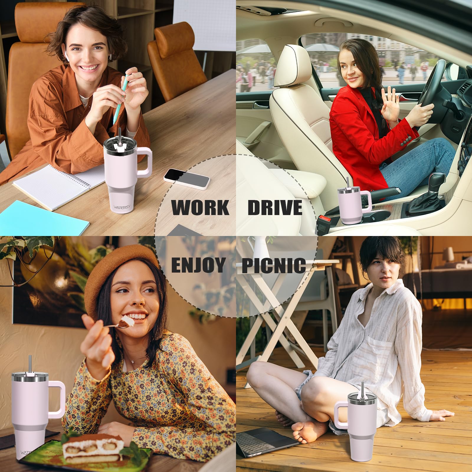 30 oz Tumbler with handle