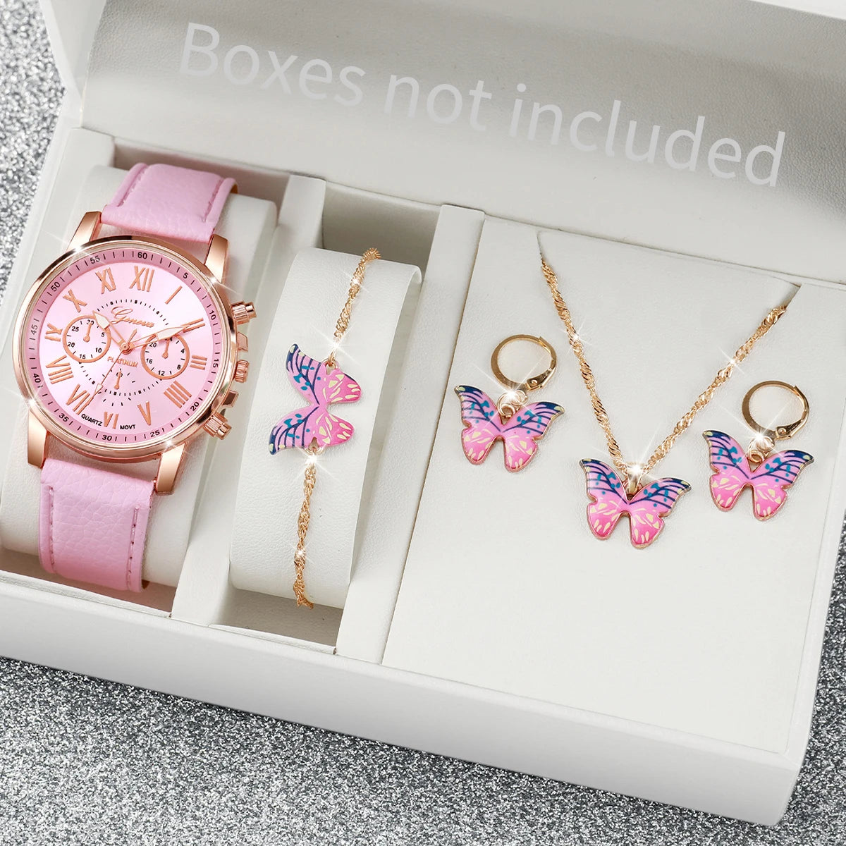 5/6PCS Women's Quartz Watch set