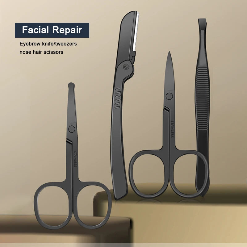 8/12/15/20/24 pcs Manicure Cutters Nail Clipper Set