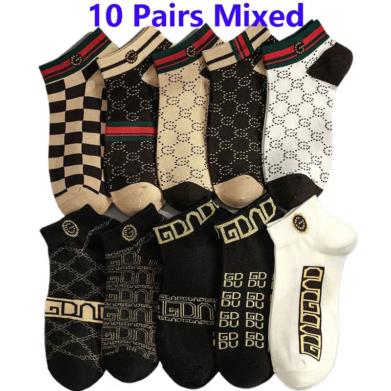5/10/20 Pairs Winter Socks Short Breathable Luxury Socks