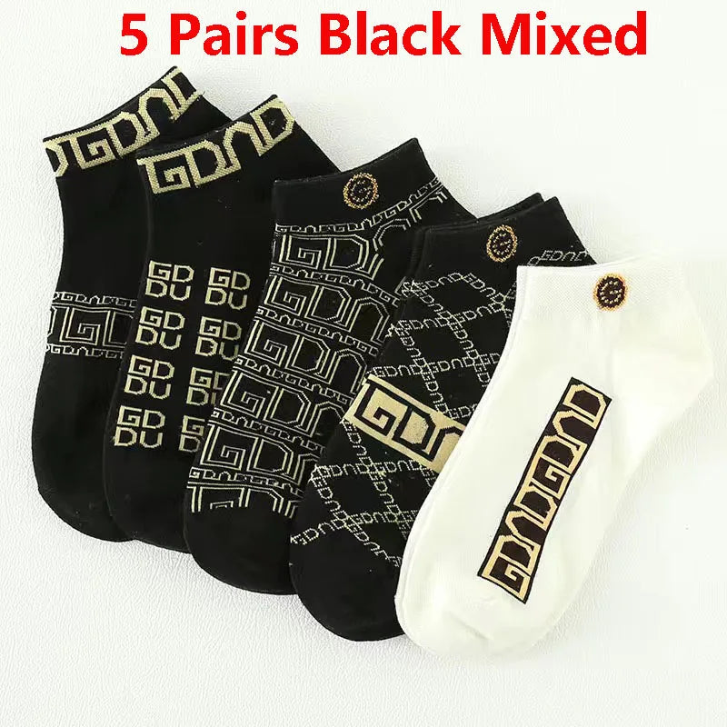5/10/20 Pairs Winter Socks Short Breathable Luxury Socks