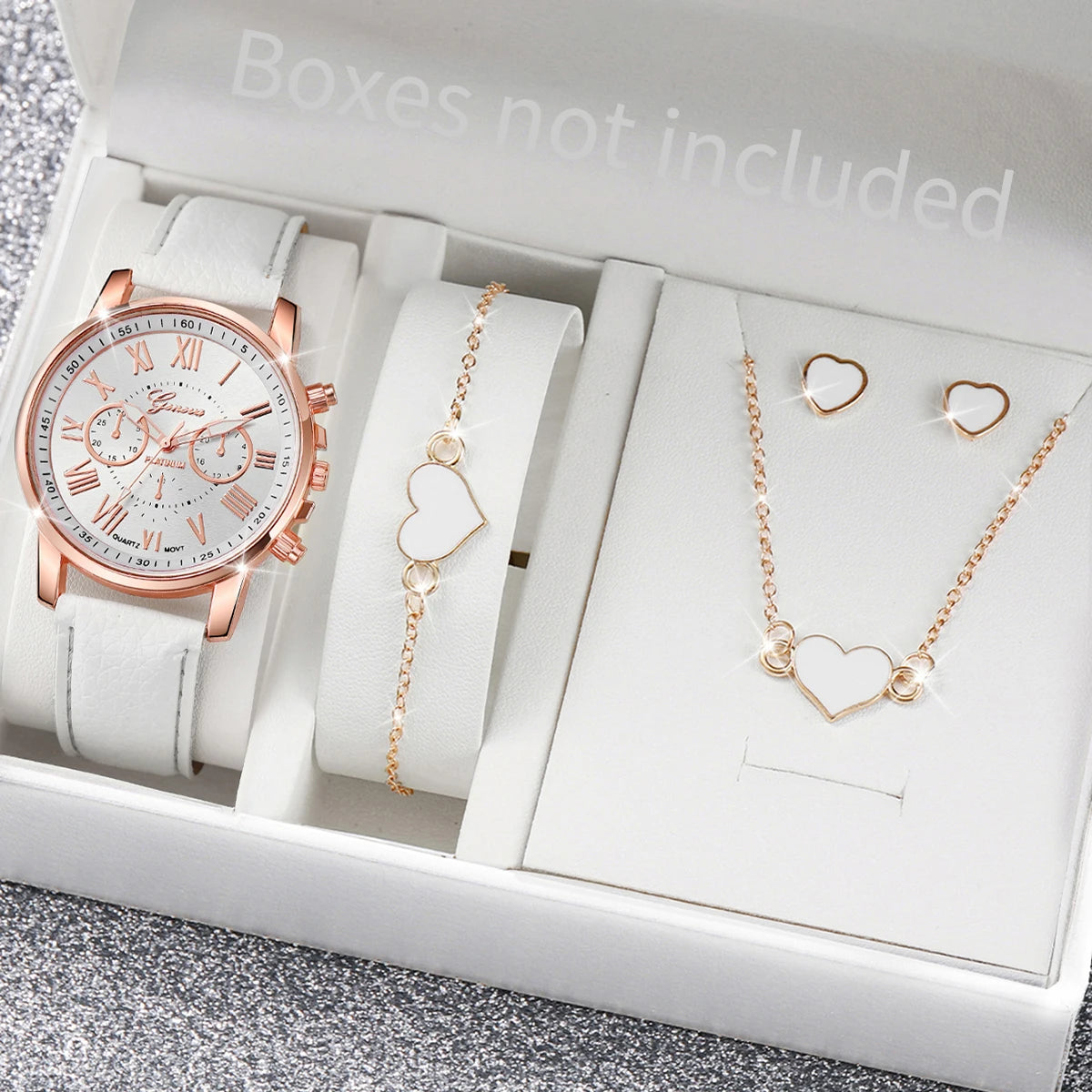 5/6PCS Women's Quartz Watch set