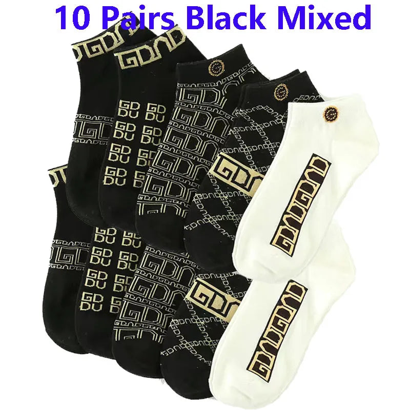 5/10/20 Pairs Winter Socks Short Breathable Luxury Socks