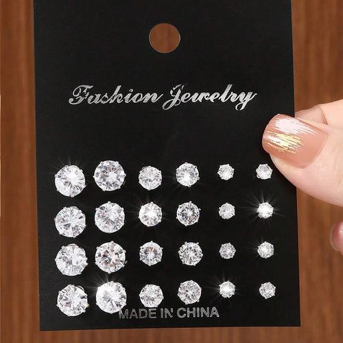12 Pairs of Earrings