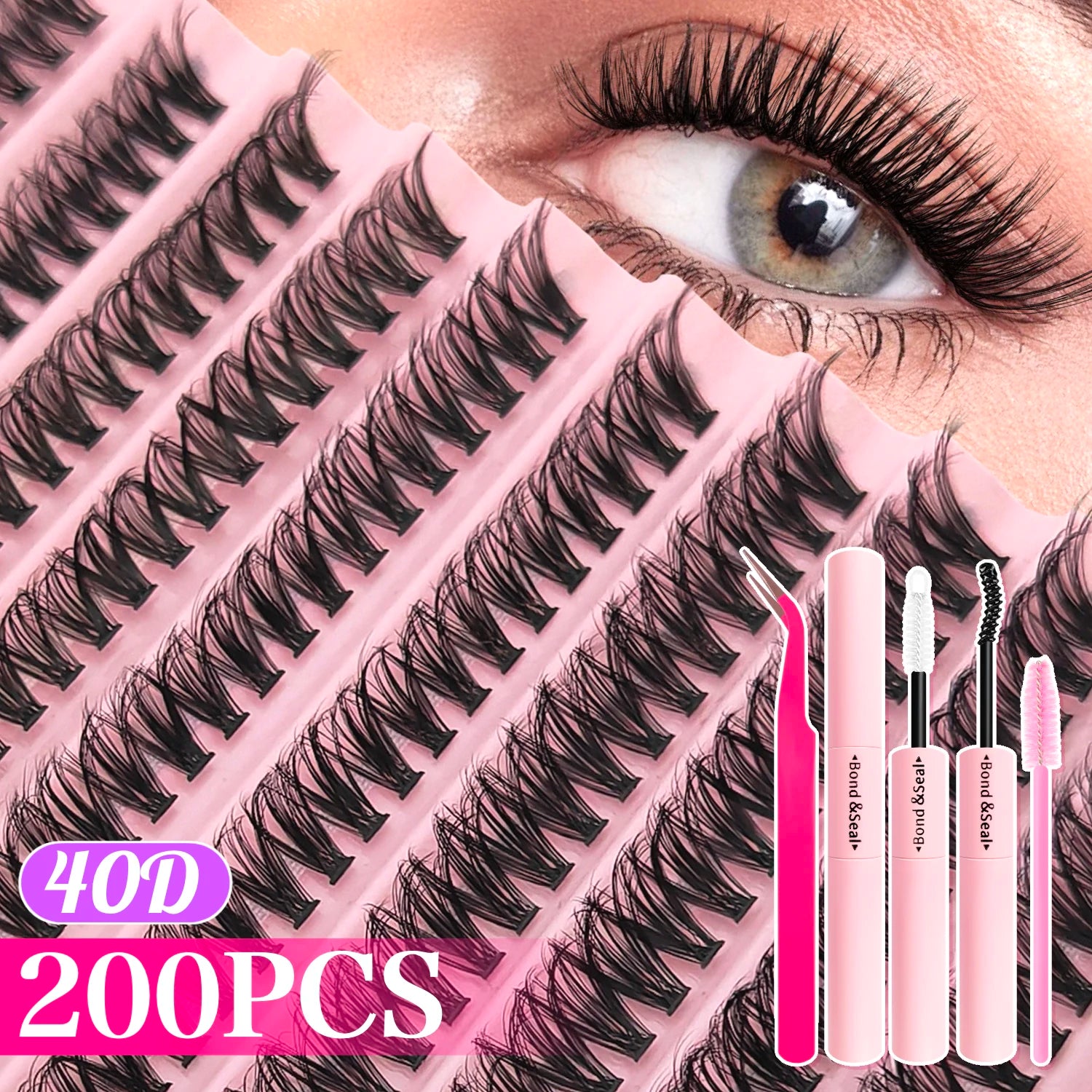 720/200pcs eyelash Extension Kit