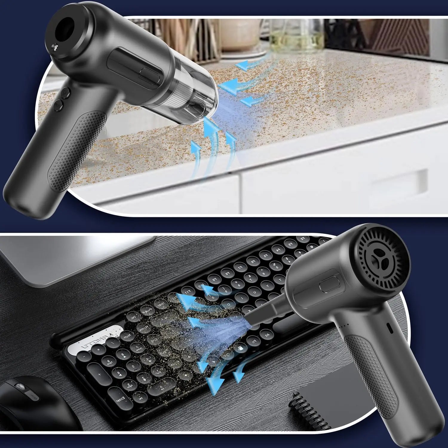 Air Duster - High-Power Suction, 6000mAh Dual-Purpose